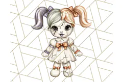 Pastel Goth Halloween PNG Clipart, Creepy Cute Art Product Image 3
