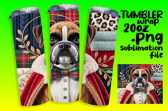 EXCLUSIVE 20oz Tumbler Design , Holiday Pets Product Image 1