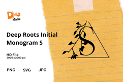 Deep Roots Initial Monogram Product Image 1