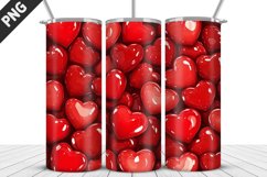 Valentines Love Skinny Tumbler PNG Wrap| Valentines Tumbler Product Image 4