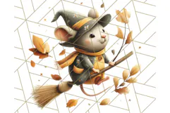 Cottagecore Halloween Clipart Cozy PNG, Autumn Fall Png Product Image 3