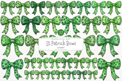 St Patrick Bow Clipart Product Image 1