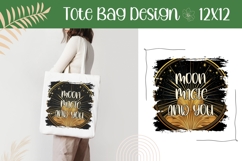 Celestial Illustration, Moon Magic and You Sublimation Product Image 1