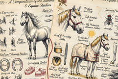 Summer Horses Farm Junk Journal Pages Product Image 4