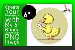 Cheerful Creature Coasters - Sublimation Round Product Image 1