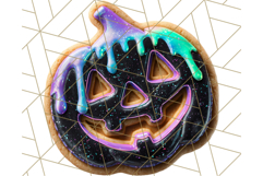 Halloween Cookie Clipart PNG, Spooky Sugar Treat Art Product Image 3