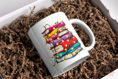 Book Lovers Clipart Png Sublimation | Stacked Books Product Image 3