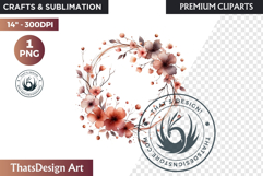 Romantic floral arrangements Clipart PNG, wedding flowers Product Image 1