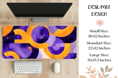 Abstract Mouse Pad Large, Abstract Desk Mat Template Product Image 1