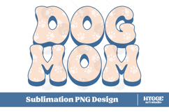 American Dog Mom 4th of July USA Paw DTF PNG Sublimation Product Image 1