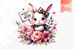 World&#039;s best mom Sublimation - Mother&#039;s Day Clipart PNG Desi Product Image 1