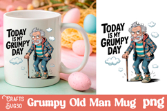 Grumpy Father&#039;s Day Bundle Mug Old Man design png Product Image 15