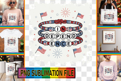 Whimsical Tote Bag Gift Ideas, Patriotic Product Image 1