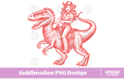 Funny Sarcastic Cowgirl American Women Girl Power PNG DTF Product Image 1