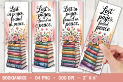 Lost in Pages Bookmark Sublimation Product Image 1
