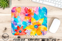 Abstract flowers mouse pad sublimation designs Product Image 1