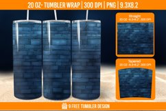 Brick Tumbler Wrap Designs, Sublimation Wrap Product Image 1