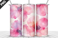 Flowers Tumbler Wrap | Sublimation Design | Tumble PNG Product Image 4