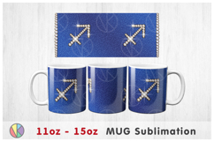 Sagittarius Zodiac Sign - 11oz-15oz Coffee Mug. Product Image 2