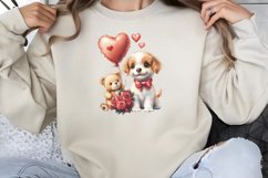 Valentine Dog Clipart PNG Product Image 1