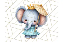 Princess Animal PNG Clipart with Crowns & Royal Accessories Product Image 3