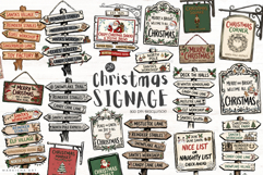Christmas Signage Clipart Product Image 1