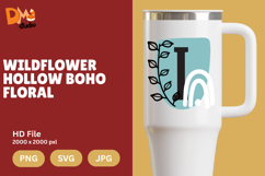 Wildflower Hollow Boho Floral Monogram Product Image 1