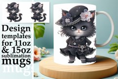 Dreamy Spring Cat Sublimation Wrap - Watercolor Wonderland Product Image 1