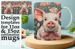 Whimsical Animals in a Spring Meadow Mug Product Image 1