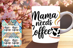 Stylish 15oz Mug Wrap Png Artwork , Mother&#039;s Day Product Image 1