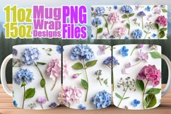 Petal Power Sublimation Mugs - 11oz &amp; 15oz Charm Product Image 1