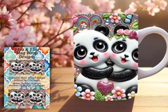 Joyful 15oz Mug Wrap Png Design , Sweet Animals Product Image 1