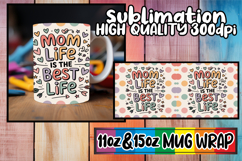 Radiant mornings sublimation mug wrap, Mother's Day Product Image 1