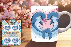 Custom 11oz Mug Wrap Png Artwork , Valentines Product Image 1