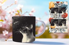 Contemporary Cat Lover's Mug Sublimation - 11oz &amp; 15oz Style Product Image 1