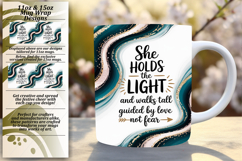 Stunning 15oz Mug Wrap Png Template , Religious Product Image 1