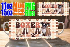 Bright smiles 11oz 15oz sublimation wrap, Dog Mom Product Image 1