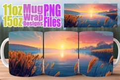 Scenic Spring Mug Wrap - Sublimation Design Product Image 1