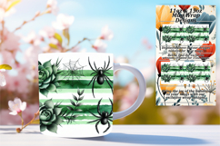 Fresh 11oz Mug Wrap Png Artwork , Halloween Product Image 1