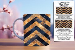 Glittery Stripe Pattern 11oz/15oz Mug Wrap for Sublimation Product Image 1