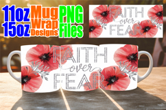 Serene moments 11oz 15oz sublimation wrap, Christian Product Image 1