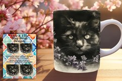 Sublimation Elegance: Cat Mug Magic Product Image 1