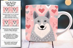 Sip with Love: Watercolor Valentine's Mug Wrap Series Product Image 1