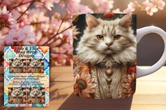 Joyful Cat Comedy Mug Wrap - 11oz/15oz Product Image 1