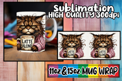 Sweet memories 11oz 15oz sublimation wrap, Grumpy Cat Product Image 1