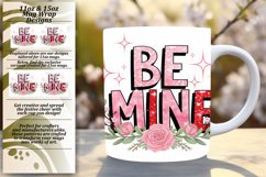Charming 15oz Mug Wrap Png Template , Valentines Product Image 1
