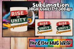Amazing vibes sublimation 11oz 15oz mug wrap, Juneteenth Product Image 1