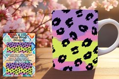 Leopard Gradient Art Mug Wrap - 11oz 15oz Product Image 1