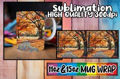 Nature's Splendor Mug Wrap for 11oz 15oz Sublimation Product Image 1