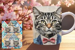 Cozy Up with Cat-Inspired Mug Wraps Product Image 1